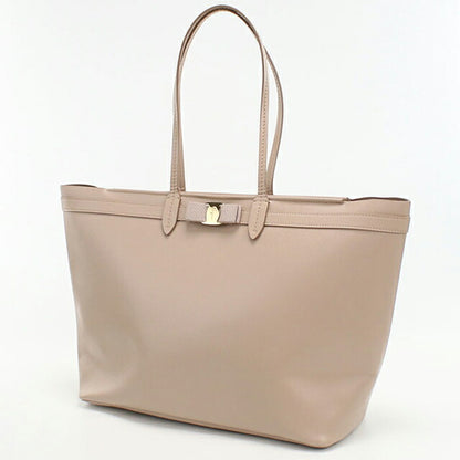 Used Ferragamo tote bag ladies brand FERRAGAMO rose ribbon 21-H989 beige bag USDFR105927011
