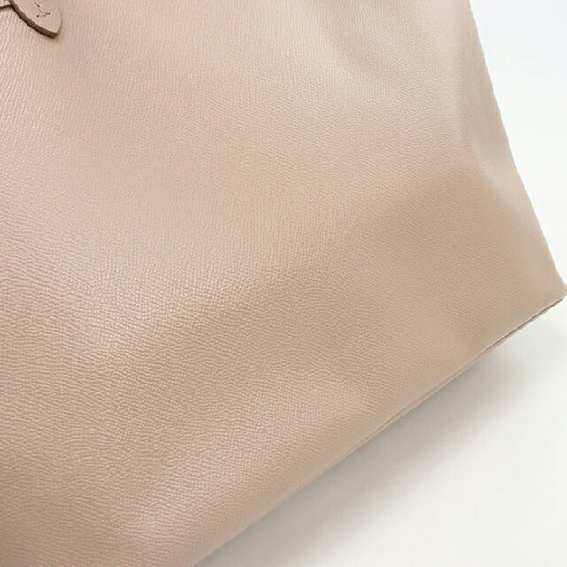 Used Ferragamo tote bag ladies brand FERRAGAMO rose ribbon 21-H989 beige bag USDFR105927011