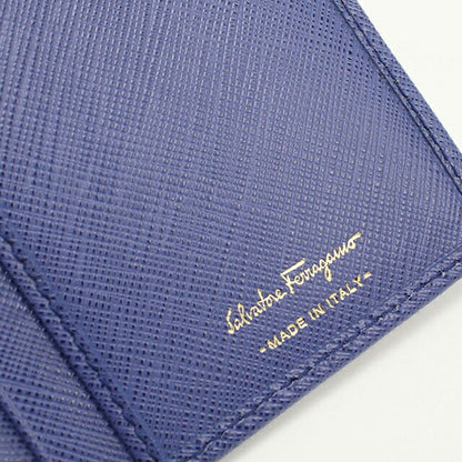 二手 Ferragamo 长钱包双折女士品牌 FERRAGAMO Gancini 22 B481 蓝色钱包 USDFR105977011