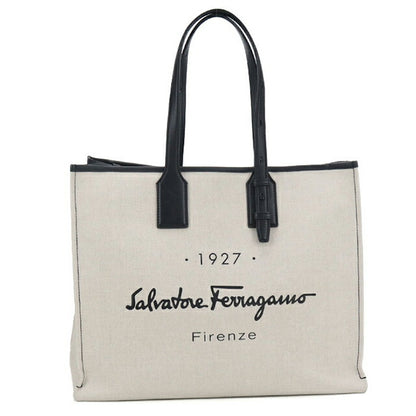 二手 Ferragamo 手提包 男女通用品牌 FERRAGAMO 24 0842 米色包 USDFR106372011