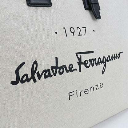 二手 Ferragamo 手提包 男女通用品牌 FERRAGAMO 24 0842 米色包 USDFR106372011