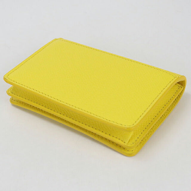 Used Ferragamo business card holder ladies brand FERRAGAMO Gancini 22 0371 yellow accessory USDFR106409011