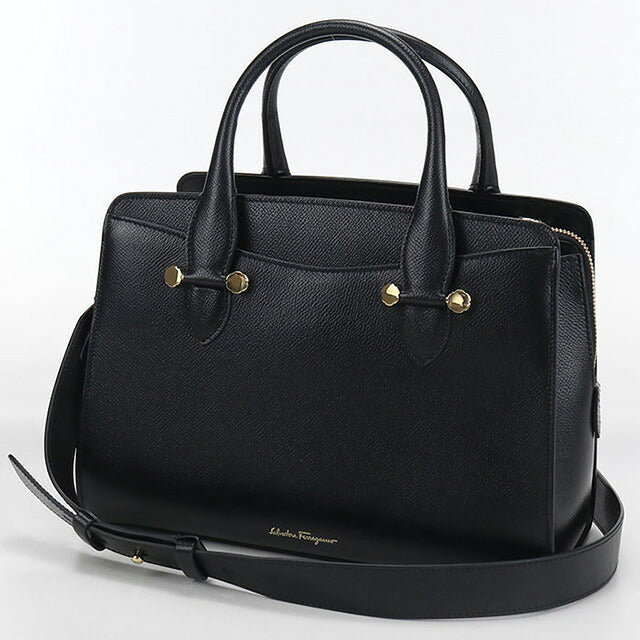 フェラガモ2WAYハンドバッグ21G284ブラックレザー 楽天市場】フェラガモ 2WAYハンドバッグ 21G284 ブラック レザー 中古