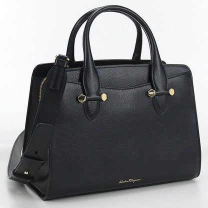 二手 Ferragamo 手提包 女士品牌 FERRAGAMO 2WAY 21 G925 黑色包 USDFR107051011