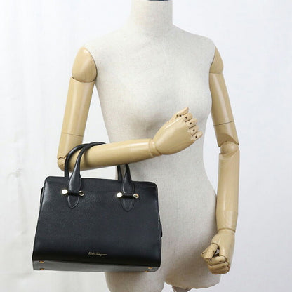 二手 Ferragamo 手提包 女士品牌 FERRAGAMO 2WAY 21 G925 黑色包 USDFR107051011