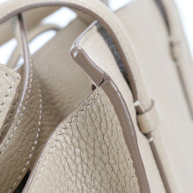 Used Ferragamo tote bag ladies brand FERRAGAMO Gancini 2WAY 21 F478 beige bag USDFR107342011