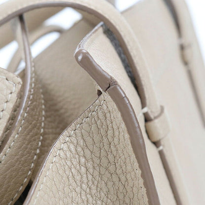 Used Ferragamo tote bag ladies brand FERRAGAMO Gancini 2WAY 21 F478 beige bag USDFR107342011