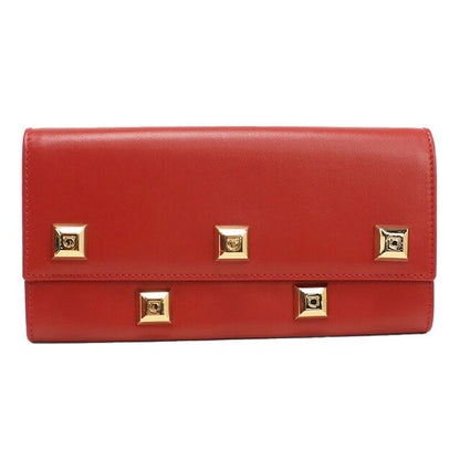 二手 Ferragamo 长钱包双折女士品牌 FERRAGAMO 22 D502 红色钱包 USDFR107476011