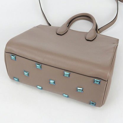 中古 フェラガモ ハンドバッグ レディース ブランド FERRAGAMO ガンチーニ 2WAY 21 H159 ベージュ バッグ USDFR108016011