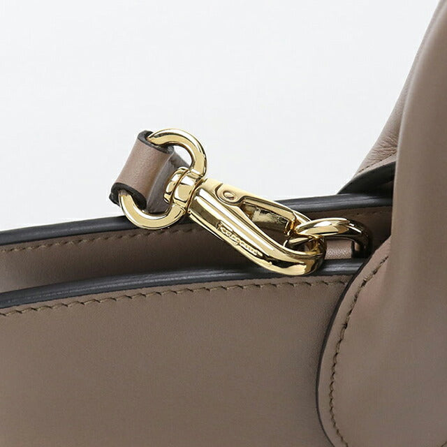 中古 フェラガモ ハンドバッグ レディース ブランド FERRAGAMO ガンチーニ 2WAY 21 H159 ベージュ バッグ USDFR108016011