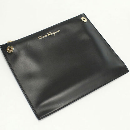 中古 フェラガモ トートバッグ レディース ブランド FERRAGAMO ガンチーニ 21 D658 ブラック バッグ USDFR108237011