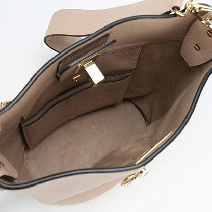 Used Ferragamo shoulder bag ladies brand FERRAGAMO Gancini 21 2892 Beige USDFR108427011