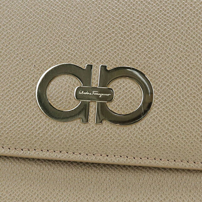 Used Ferragamo shoulder bag ladies brand FERRAGAMO chain bag 22 0379 beige USDFR108428011