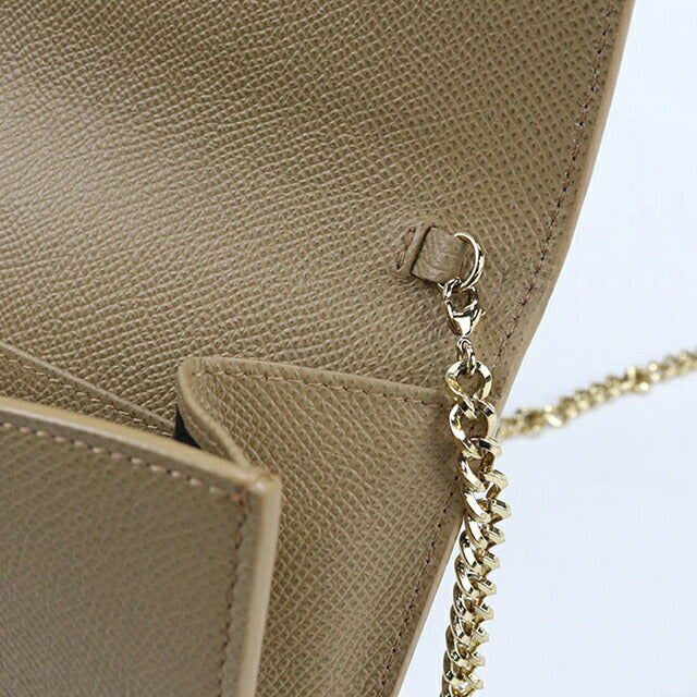 Used Ferragamo shoulder bag ladies brand FERRAGAMO chain bag 22 0379 beige USDFR108428011