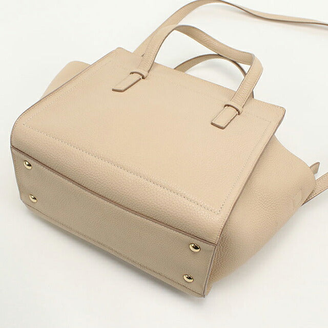 Used Ferragamo tote bag ladies brand FERRAGAMO Gancini 2WAY 21 F478 Beige USDFR109450011