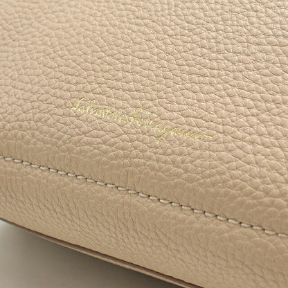 Used Ferragamo tote bag ladies brand FERRAGAMO Gancini 2WAY 21 F478 Beige USDFR109450011
