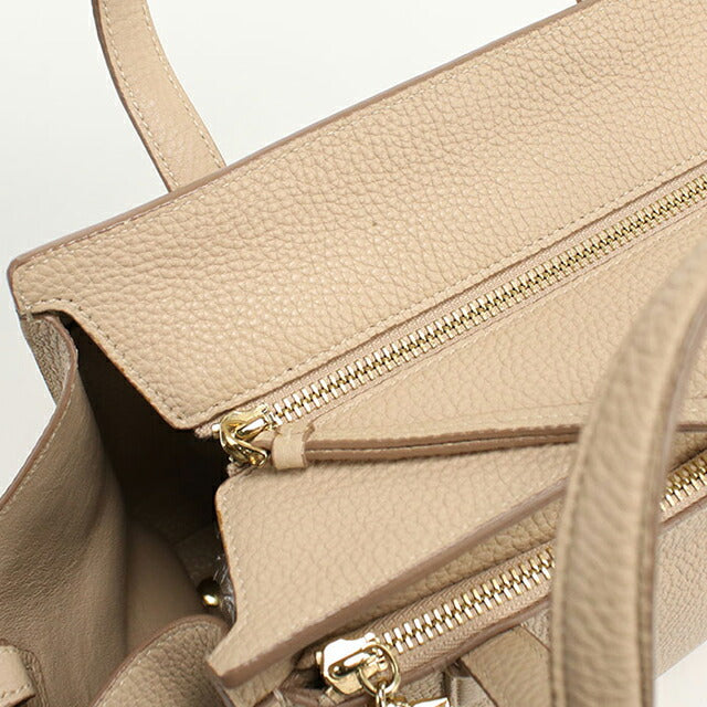 Used Ferragamo tote bag ladies brand FERRAGAMO Gancini 2WAY 21 F478 Beige USDFR109450011