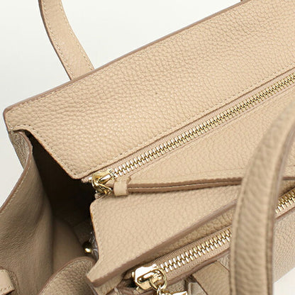 Used Ferragamo tote bag ladies brand FERRAGAMO Gancini 2WAY 21 F478 Beige USDFR109450011