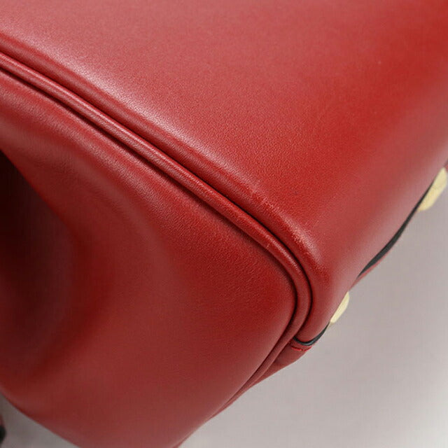 Used Ferragamo tote bag ladies brand FERRAGAMO Gancini 2WAY 21 H159 red USDFR109552011