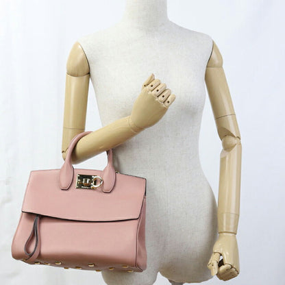 Used Ferragamo tote bag ladies brand FERRAGAMO Gancini 2WAY 21 H159 pink USDFR109906011