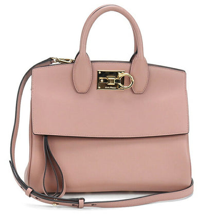 Used Ferragamo tote bag ladies brand FERRAGAMO Gancini 2WAY 21 H159 pink USDFR109906011