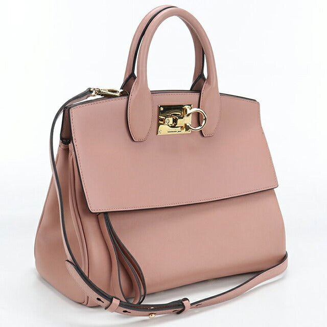 Used Ferragamo tote bag ladies brand FERRAGAMO Gancini 2WAY 21 H159 pink USDFR109906011