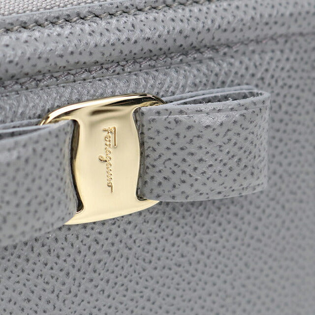 二手 Ferragamo 圆形拉链钱包 女士品牌 FERRAGAMO Vara 圆形拉链钱包 22 D156 灰色 USDFR110268011