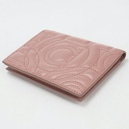 Used Ferragamo Bifold Wallet Bifold Wallet Ladies Brand FERRAGAMO Gancini 22 D665 Pink USDFR110451011