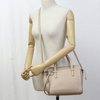 Used Ferragamo tote bag ladies brand FERRAGAMO Gancini 2WAY 21 F478 Beige USDFR110877011