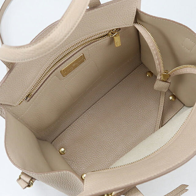 Used Ferragamo tote bag ladies brand FERRAGAMO Gancini 2WAY 21 F478 Beige USDFR110877011