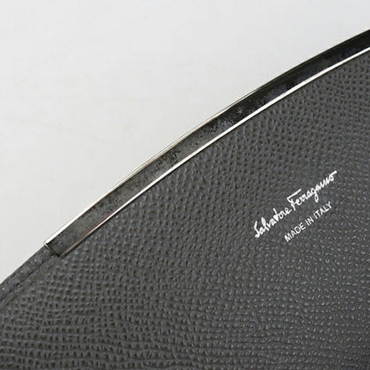 Used Ferragamo long wallet bifold ladies brand FERRAGAMO Gancini 22 D150 gray USDFR111938011