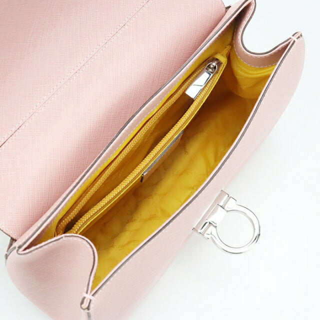 Used Ferragamo shoulder bag ladies brand FERRAGAMO Gancini chain 21 5320 pink USDFR112129011