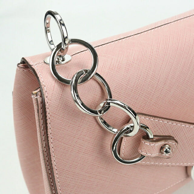 Used Ferragamo shoulder bag ladies brand FERRAGAMO Gancini chain 21 5320 pink USDFR112129011