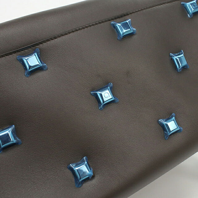 中古 フェラガモ ハンドバッグ レディース ブランド FERRAGAMO ガンチーニ 2WAY 21 H159 グレー USDFR112674011