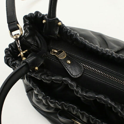 中古 フェラガモ ハンドバッグ レディース ブランド FERRAGAMO ヴェラリボン 2WAY 21 C793 ブラック USDFR113125011
