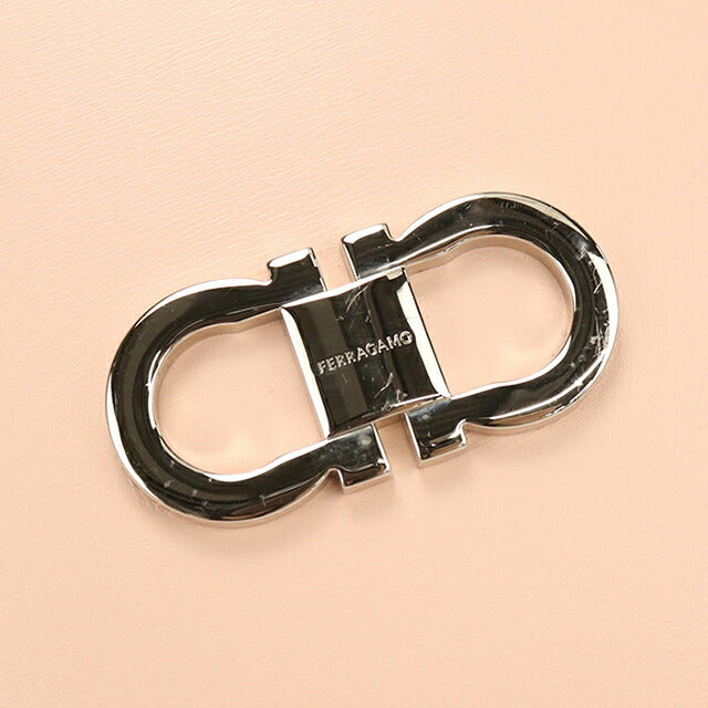 中古 フェラガモ トートバッグ レディース ブランド FERRAGAMO ガンチーニ 2WAY 21 8358 ピンク USDFR114043011