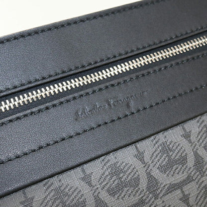中古 フェラガモ ショルダーバッグ メンズ ブランド FERRAGAMO 24 A225 ブラック USDFR114088011