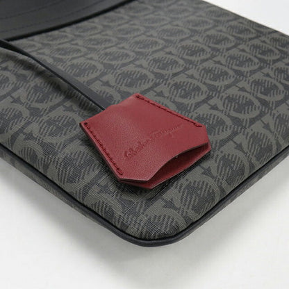 中古 フェラガモ ショルダーバッグ メンズ ブランド FERRAGAMO 24 A225 ブラック USDFR114088011