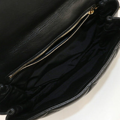 中古 フェラガモ ショルダーバッグ レディース ブランド FERRAGAMO ヴァラリボン チェーン 21 E767 ブラック USDFR114159011