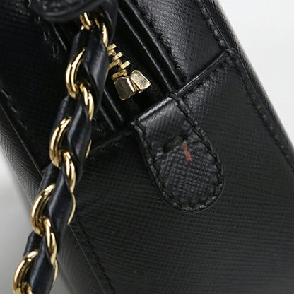 中古 フェラガモ ショルダーバッグ レディース ブランド FERRAGAMO ヴァラリボン チェーン 21 F568 ブラック USDFR114222011