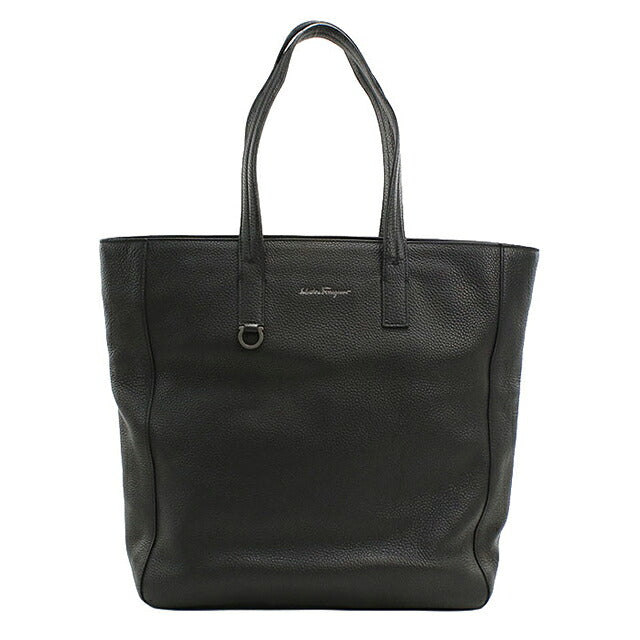 中古 フェラガモ トートバッグ メンズ ブランド FERRAGAMO レザー 24 0474 ブラック USDFR114865011