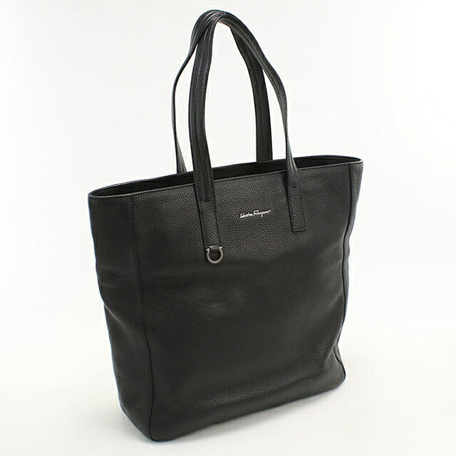 中古 フェラガモ トートバッグ メンズ ブランド FERRAGAMO レザー 24 0474 ブラック USDFR114865011