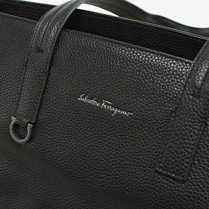 中古 フェラガモ トートバッグ メンズ ブランド FERRAGAMO レザー 24 0474 ブラック USDFR114865011