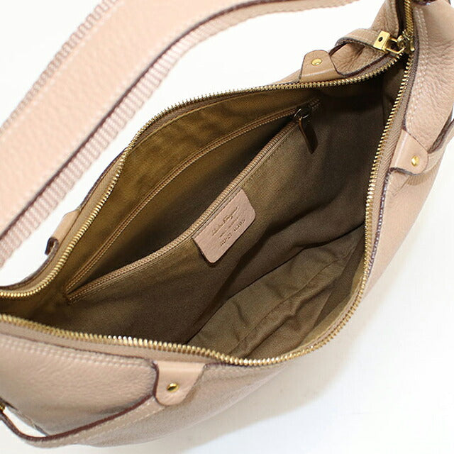 中古 フェラガモ ショルダーバッグ レディース ブランド FERRAGAMO ガンチーニ ワンショルダー レザー 21 6395 ベージュ USDFR114902011