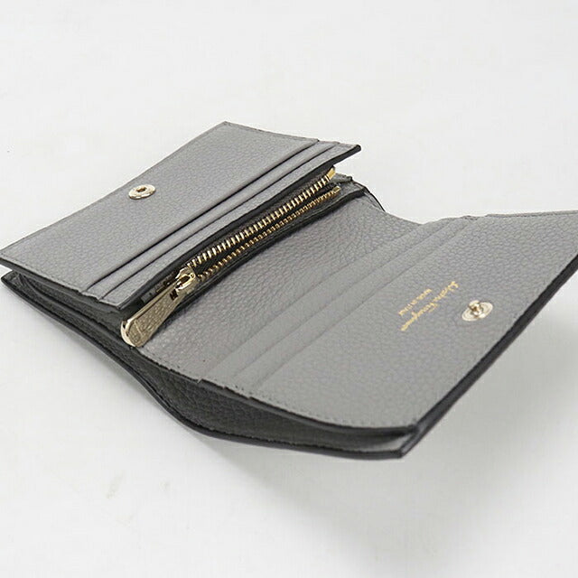 中古 フェラガモ 二つ折り財布 二折財布 コンパクト レディース ブランド FERRAGAMO ガンチーニ 22 D514 グレー USDFR116047011
