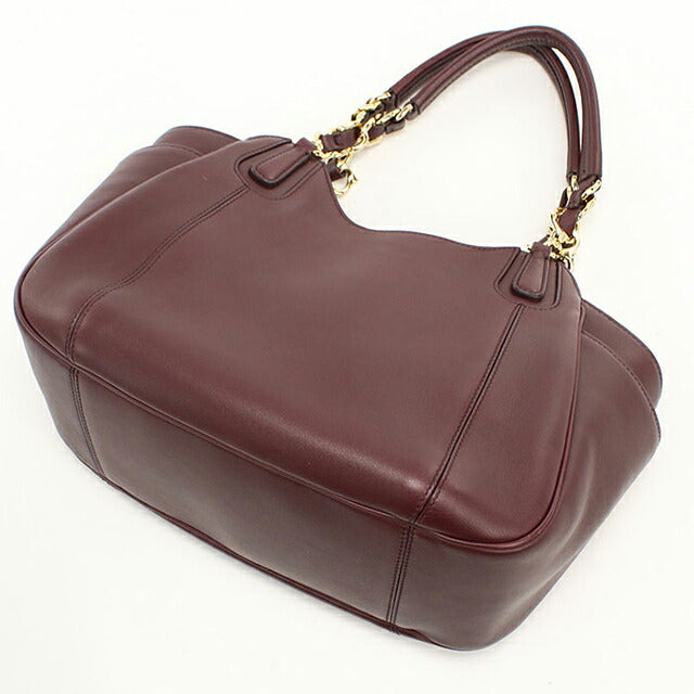 中古 フェラガモ ハンドバッグ レディース ブランド FERRAGAMO ガンチーニ 21 F077 ワインレッド USDFR116656011