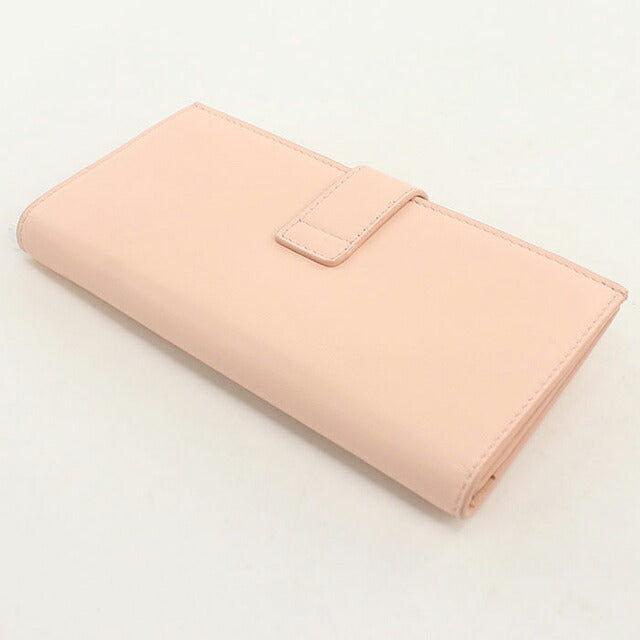 中古 フェラガモ 長財布二折 レディース ブランド FERRAGAMO ガンチーニ Hug 長財布 22 0522 ピンク USDFR117182011