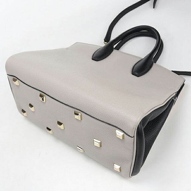 中古 フェラガモ トートバッグ レディース ブランド FERRAGAMO ガンチーニ 2WAY 21 H159 グレー USDFR117254011