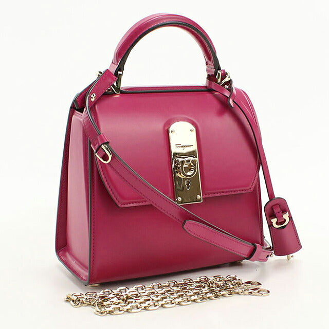 フェラガモ ハンドバッグ レディース ブランド FERRAGAMO ガンチーニ 2WAY 21 H647 ピンク USDFR118683011
