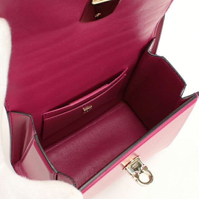 フェラガモ ハンドバッグ レディース ブランド FERRAGAMO ガンチーニ 2WAY 21 H647 ピンク USDFR118683011